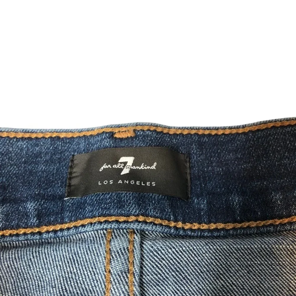 7 for all mankind Womens Paxtyn Skinny Jeans Size 29 Distressed - Picture 4 of 16